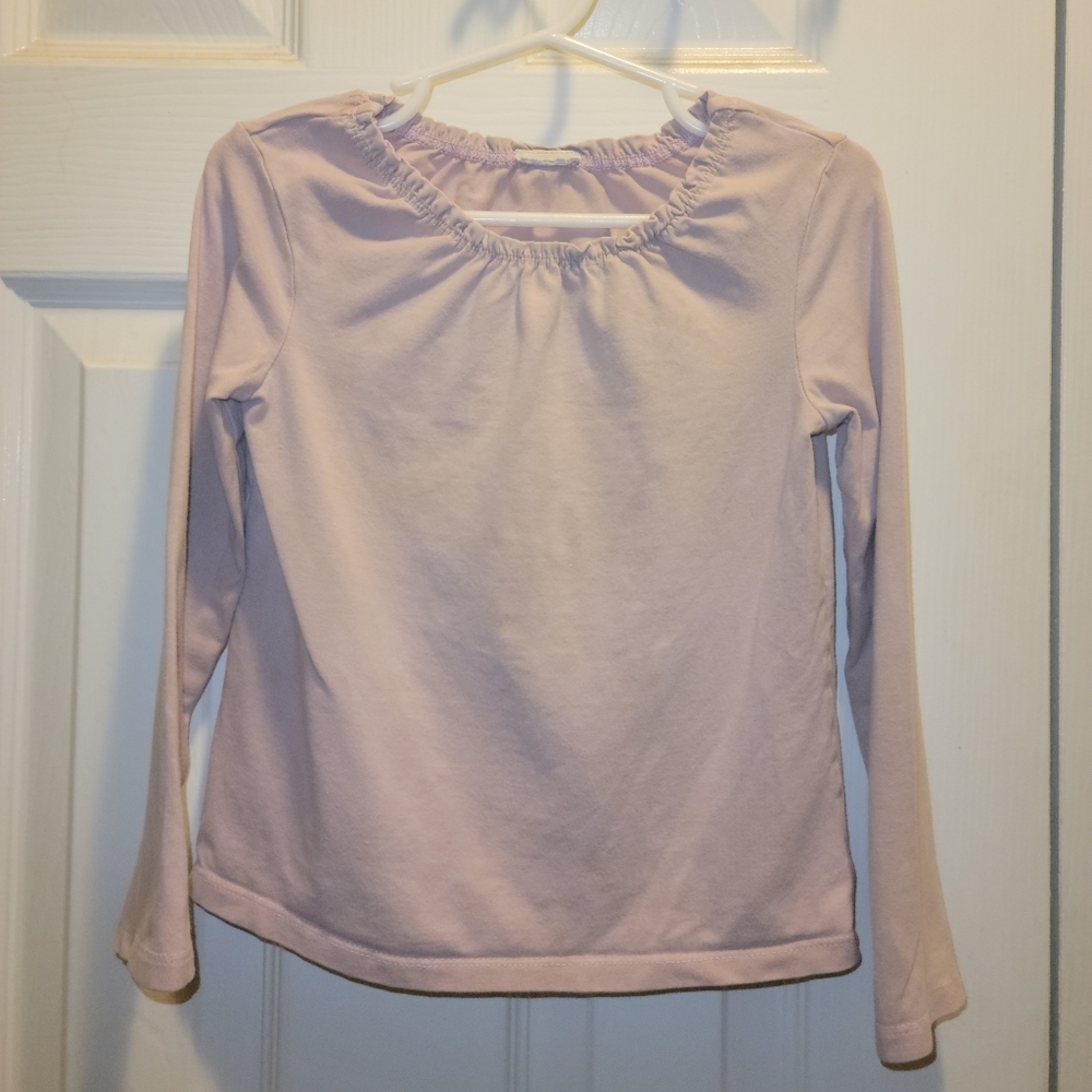 Girls' sized 4T pink shirt with long sleeves